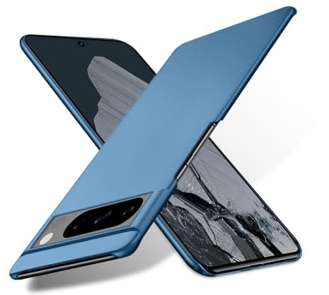 Bastmei for Google Pixel 8 pro Case,Extremely Light Ultra-Light Super Slim Camera Protection Hard PC Cover Case for Google Pixel 8 pro (Gravel Blue)