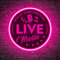 Aufnahme Neonschild, Live Musik Neonschild, Live Musik LED Schild, Musik Neonlicht, Musik LED Licht, Individuelles Leuchtschild, Acryl LED Schild