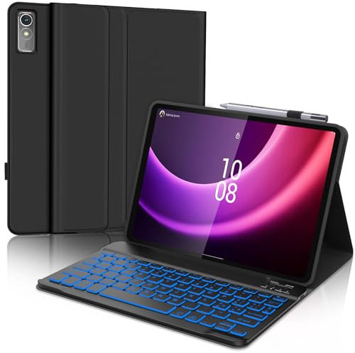 JADEMALL Custodia Tastiera per Lenovo Tab P11 (2nd Gen) 11.5 2022 TB350FU/TB350XU, Italiana QWERTY Tastiera Retroilluminata Wireless Bluetooth per Lenovo Tab P11 2nd Generazione(11,5), Nero