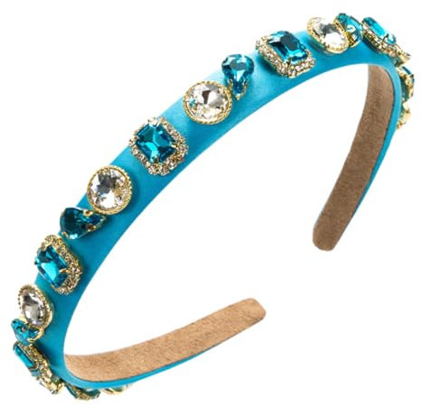 scicent Stirnband Damen Mode Rokoko Haarreifen Dünn Haarband Rutschfestes Headband Elastisches Kopfschmuck für Frauen und Mädchen - 27015
