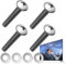4 tornillos M8 de 45 mm con arandelas para Samsung Sony Toshiba TV Soporte de pared