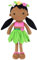 GAGAKU Weiche Stoffpuppe 40cm Schutzengel Puppen, Taufgeschenk für Baby Mädchen Kuscheltier Glücksbringer für Kinder im Alter von 3-5 Jahren - Indisches Mädchen