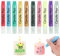 Candle Decorating Pens - Glitter 10 Colours for Wax Melts & DIY Candle Making