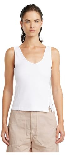 G-Star Damen Asymmetrical Zip Slim Tank Top