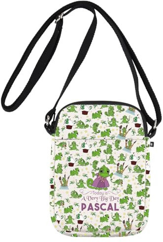 MYSOMY Rapunzel Pascal Crossbody Bag Pascal Lover Gifts Today Is a Very Big Day Pascal Umhängetasche Pascal Merchandise, Today is a Very Uk, 111