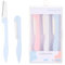 HonGien 3 Stücke Faltbare Augenbrauenformer Damen Gesicht Rasierer Augenbraue Eyebrow Shaper für Gesicht Körper Augenbrauen Damen Männer Augenbrauen Trimmer Rasierer