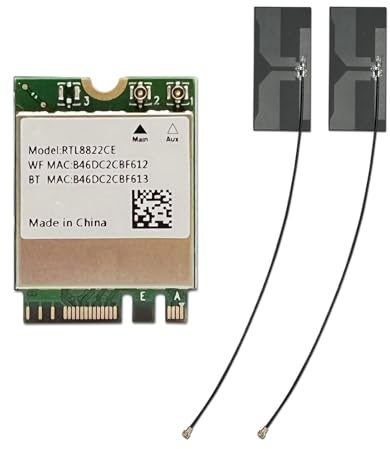 youyeetoo RTL8822CE WiFi Modul - AW-CB375NF Dual-Band Wireless Netzwerk Adapter mit Bluetooth 5.0 - Unterstützt youyeetoo/nanopi/bananapi SBC (mit 2X FPC ANT)