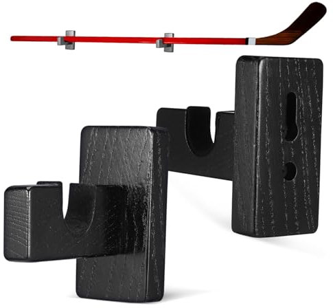 TOKIDNY Supporto per mazza da hockey su ghiaccio, da parete, per attrezzatura da hockey, design minimalista