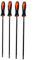 4 Stück Feile für kettensäge,Feile,Kettensägefeile,Kettensäge Feilen,Feilen Set Mit Griff, Gibt es 4Größen von 3.2mm, 4.0 mm,4.8 mm,5.5 mm,Geeignet für Kettensägen