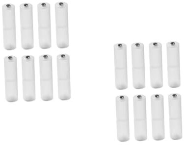 HOMSFOU 16pcs Aaa to Adapter Converter Case Adapter Holder Shell Contacts for Carrying and Organizing Battery Converters