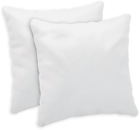 Giovanni Dolcinotti | Set 2 Federe Cuscini Divano 40x40 - Copricuscini Decorativi - 100% Cotone - Fodere con Cerniera Nascosta - Bianco - Modello Atlanta