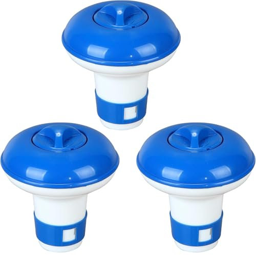 3 Piece Set Dispenser for Hot Tub, Adjustable Hot Tub Dispenser Floating Dispenser for Hot Tubs Spa Clarifier for Hot Tub Water Treatment Accessories Ideal for Spas and Hot Tubs