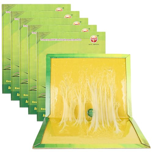 5 Stück Professionelle Klebefallen für Schädlinge - Stark haftend gegen Ungeziefer (31,5x21 cm) - Ideal für Küche, Lager & Garten - Geruchlos & ungiftig​