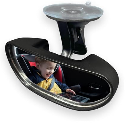 Auto Rückspiegel, Innenspiegel mit Saugnapf Weitwinkel Universal Panorama Innenspiegel, Zusatzspiegel für Auto innen-Fahrlehrer Spiegel/Babyspiegel/Toter-Winkel-Spiegel
