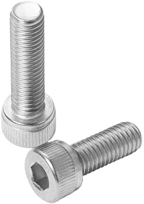 KSeSii 2-20 pz 304 In Acciaio Inox Fine Passo del Dente Filo Bulloni Esagonali A Esagono Incassato Viti a Testa Passo 0.75mm 1mm 1.25mm 1.5mm(M10 with1mm Pitch)