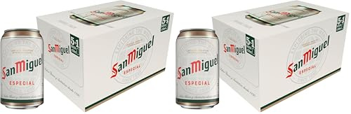 San Miguel Especial Dose 5+1 Gratis DPG Bierpaket, EINWEG (5+1 x 0.33l) (Packung mit 2)