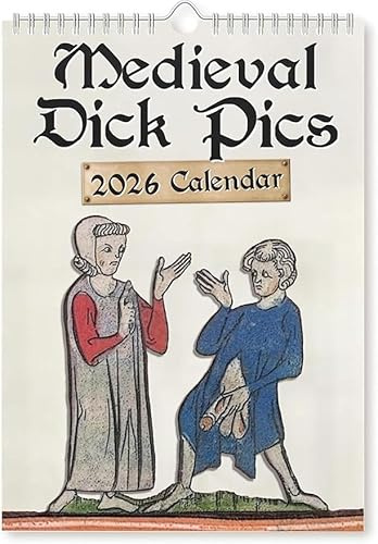 Kalender 2026, Unhöflicher Kalender 2026 UK, lustiger Mittelalter Bilder Wandkalender 2026, 12 monatliche Wandkalender, Planer, unhöfliche Geschenke für Geburtstage, Wichteln, Weihnachtsstrumpf