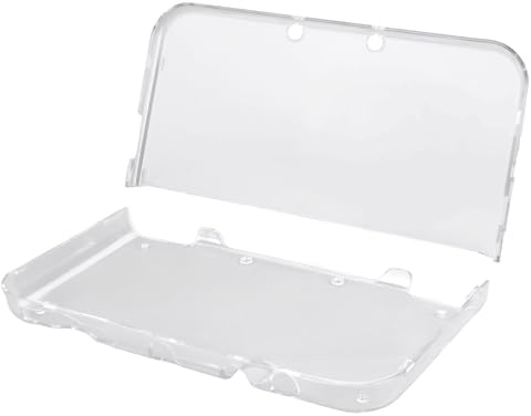Fukaisu 2 Sets Schutzhüllen für New 3DS XL, Ultraklare Hartschalen-Schutzhülle Kratzfest Kompatibel mit 3DS XL (Transparent)