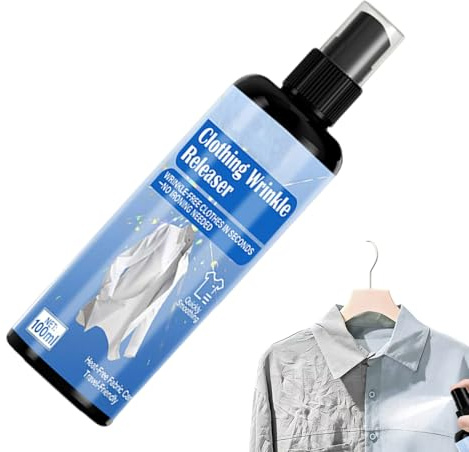 Starch Spray for Ironing,100ml Fabric Sizing Static Spray,Clothes Softening Mist | for Home Vacation Travel Business Trip Laundry Shirt Sheet Tablecloth