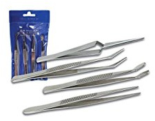 VELLEMAN Pinces brucelle (lot de 4)