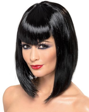 Smiffys Womens/Ladies Vampire Wig (One Size) (Black)