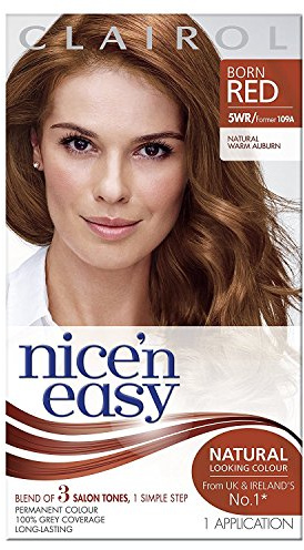 Clairol Nice'n Easy Permanent Hair Dye 109A/5WR Natural Warm Auburn