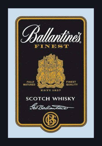 empireposter KS239 Ballantines - Black Label - Bedruckter Spiegel