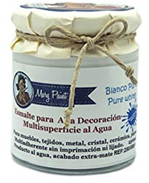 Pintura Multisuperficie al agua Mate efecto Chalk 250 (Blanco Puro)