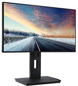 Acer BE240Ybmjjpprzx Monitor FreeSync da 24, Display IPS FHD (1920 x 1080), 75 Hz, 16:9, 250 cd/m2, 5 ms, 2x HDMI(MHL), DP, MiniDP, DP Out, USB 3.0, Speaker Integrati, Regolazione di Altezza, Nero