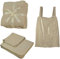 EXKLUSIV HEIMTEXTIL Sauna Set 3-Teilig Frottee Saunakilt Saunatuch Sarong Damen beige