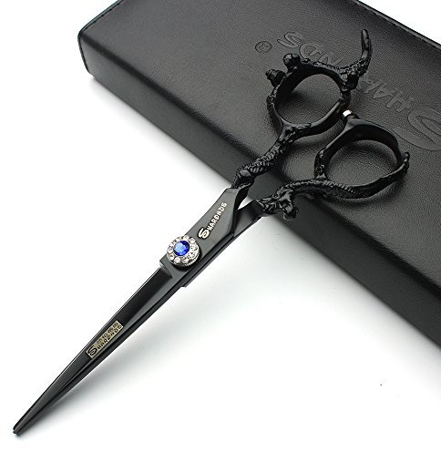 Friseurschere Friseurschere Friseurschere Superscharfe Friseurschere 6 Zoll Schere zum Schneiden von Haaren, stabiles Handgefühl (GE-6C-HDL-P)