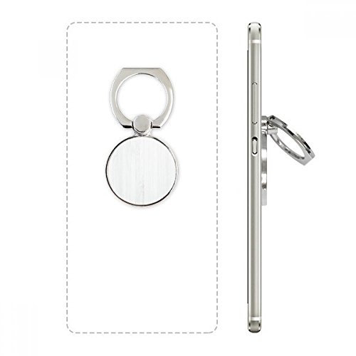 DIYthinker Blanc Bois Veines Téléphone Motif Fond de la Cellule Support annulaire Support Support Universel Smartphones Soutien Cadeau