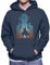 Team Gurren Lagann Men's Hooded Sweatshirt Navy Blue