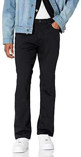 Amazon Essentials Jean Slim Bootcut Homme, Noir, 30W / 32L