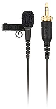RØDE RØDELink LAV Professional Lavalier/Lapel Microphone with Locking Connector for Broadcast, Filmmaking, Content Creation, Location and Studio Voice Recordingc- Black