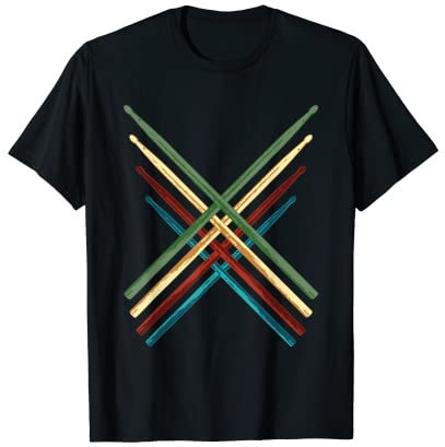 Drummer gift Drum Stick Drummer retro vintage Drum Set T-Shirt