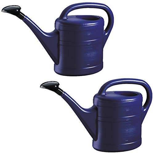 Gießkanne 5 L (2X) BLAU Blumenkanne Gartengießkanne