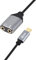 innov8 USB-C Male to Dual 3.5mm Female Jack Audio Microphone Combo Splitter Adapter Coiled Cable for Connecting a mic and headphones to your USB-C devices | Type C to 2 x 3.5mm