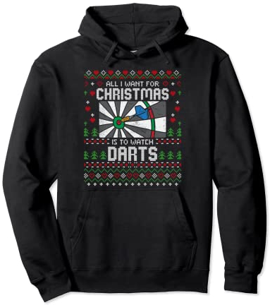 Weihnachten Darts Ugly Xmas Weihnachtspullover Christmas Pullover Hoodie