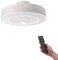 M mimotec- Ventilatore da soffitto Led Plus Sticks con luce e telecomando, basso consumo, motore DC, 5 pale, 6 velocità, silenzioso, con APP
