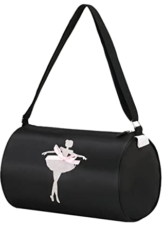 VALICLUD Schulter Latein Kapazität Tasche Riemen Ballett Mit Aufbewahrung One-Shoulder Kleines Tutu Geschenke Taschen Fitness Reißverschlüsse Rosa Vielseitig Tap Gymnastik Modisch Schön