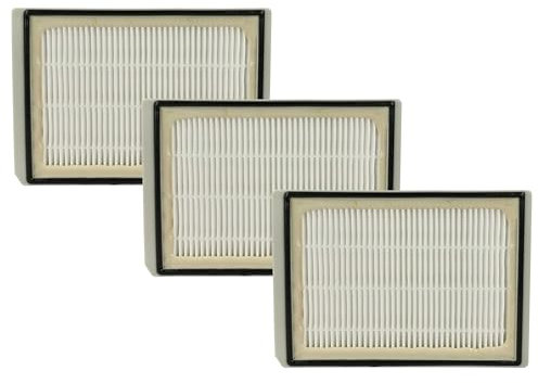 vhbw 3x Staubsaugerfilter kompatibel mit Siemens Power Edition 1700W, Evolution 1800W, Evolution 2000W Staubsauger - HEPA Filter Allergiefilter