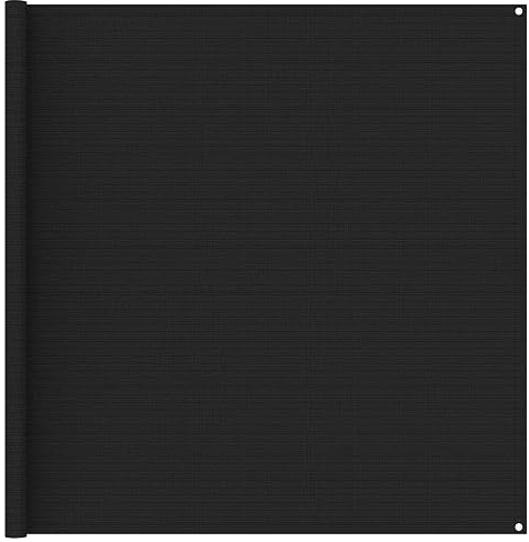 Bussandri Exclusive - Zeltteppich 200x400 cm Schwarz