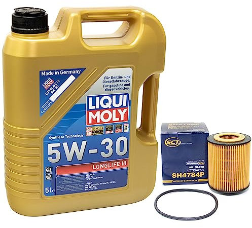 Motoröl Set Longlife III 5W-30 LIQUI MOLY 5 Liter + Ölfilter SH4784P