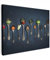 MuchoWow© Leinwand Bilder 70x50 cm Wanddeko Wohnzimmer Aesthetic Room Decor Deko Zimmer Wandbilder Modern Bild auf Leinwand Bild Küche - Gewürze - Löffel - Silber - Gewürz - Industrial