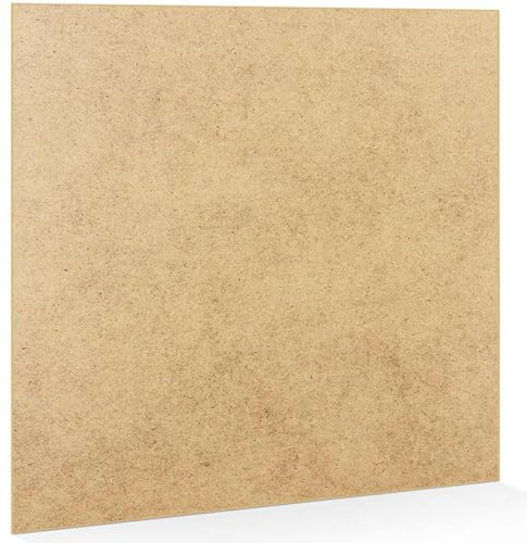 Alison Kingsgate 20X20IN 2mm MDF Plywood Cardboard Sheet for Painting & DIY | Strong Cut to size Backing Board for Drawing, Painting - Wooden Block for Crafting
