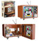 Retro Haushaltsgeräte Bausteine Set, 549 Klemmbausteine Retro Fernseher Technik Bausteine, Vintage Haushaltsgeräte, Ideas Spielzeug Modular Building für Kinder, Nicht Kompatibel mit Großen Marken
