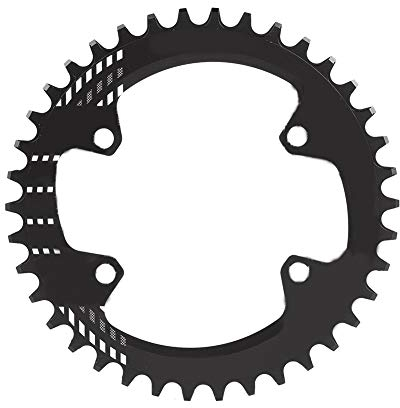 ANKROYU BCD Plato Ancho Estrecho De 96 Mm, Plato De Bicicleta De Montaña, Plato Redondo, Plato De Bicicleta De Aleación De Aluminio, Plato De Bicicleta De Carretera para M6000 M7000 M8000(38-A3)