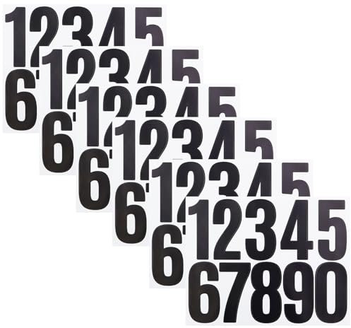 CMZZBBY 3 Inch Number Stickers for Mailbox, House Numbers, Sticky Large Vinyl Sticker for Marks, Decor, Labels and Notices - Black