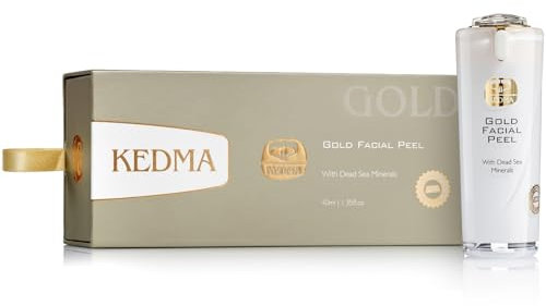 Kedma - Gesichtspeeling mit 24K Gold und Mineralien aus dem Toten Meer - Exfolierend und Aufhellend - 40ml